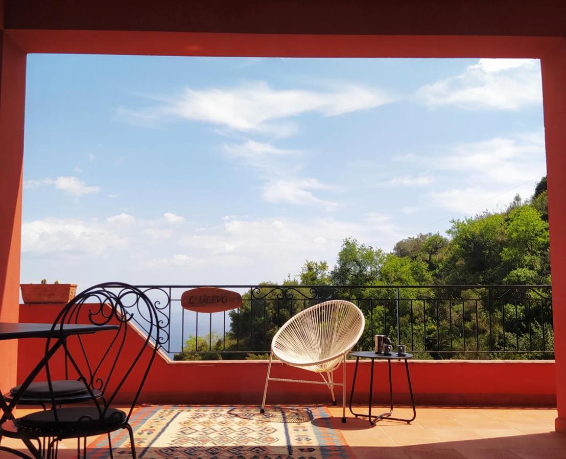 Villa Vittorio - Splendid Panoramic Sea View Terrace Taormina Kültér fotó